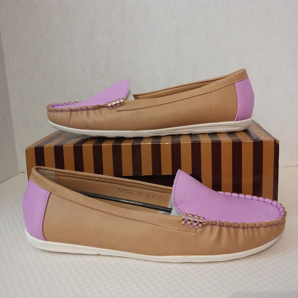 Lady Godiva Flat Loafer Boat Shoes Size 8.5